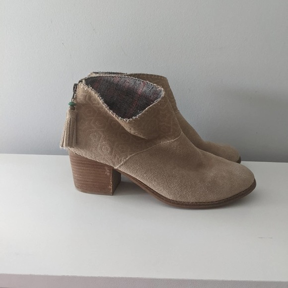 Toms Women Leila Embossed Bootie Size 9.5 - Picture 10 of 10